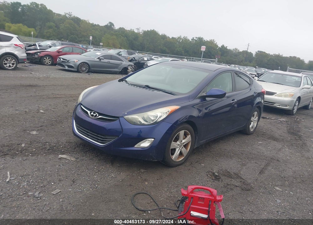 2012 HYUNDAI ELANTRA GLS VIN: 5NPDH4AE7CH142798