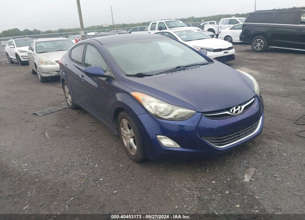 2012 HYUNDAI ELANTRA GLS VIN: 5NPDH4AE7CH142798