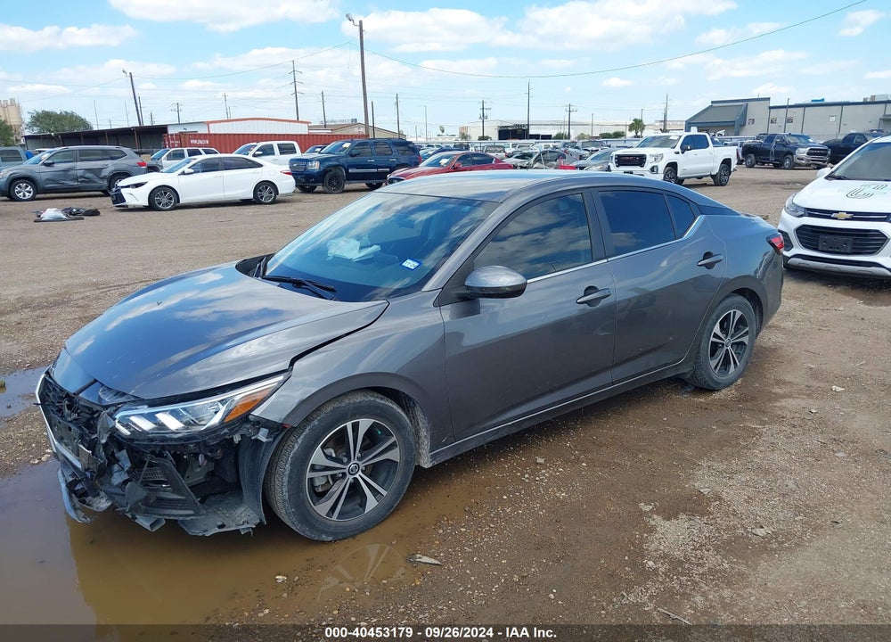 2022 NISSAN SENTRA SV XTRONIC CVT VIN: 3N1AB8CVXNY320477