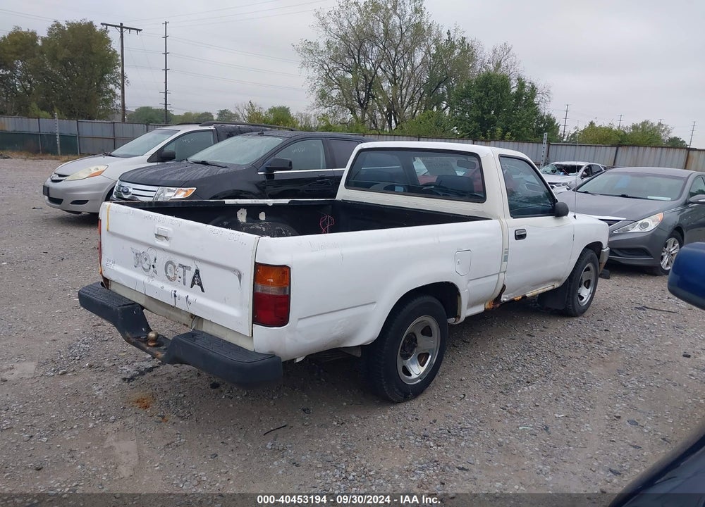 1990 TOYOTA PICKUP 1/2 TON SHT WHEELBASE DLX VIN: JT4RN81P0L5086744