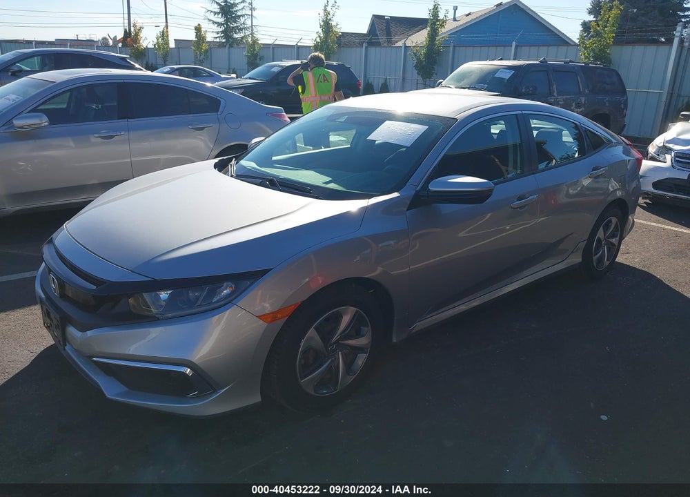 2019 HONDA CIVIC LX VIN: 2HGFC2F64KH592950