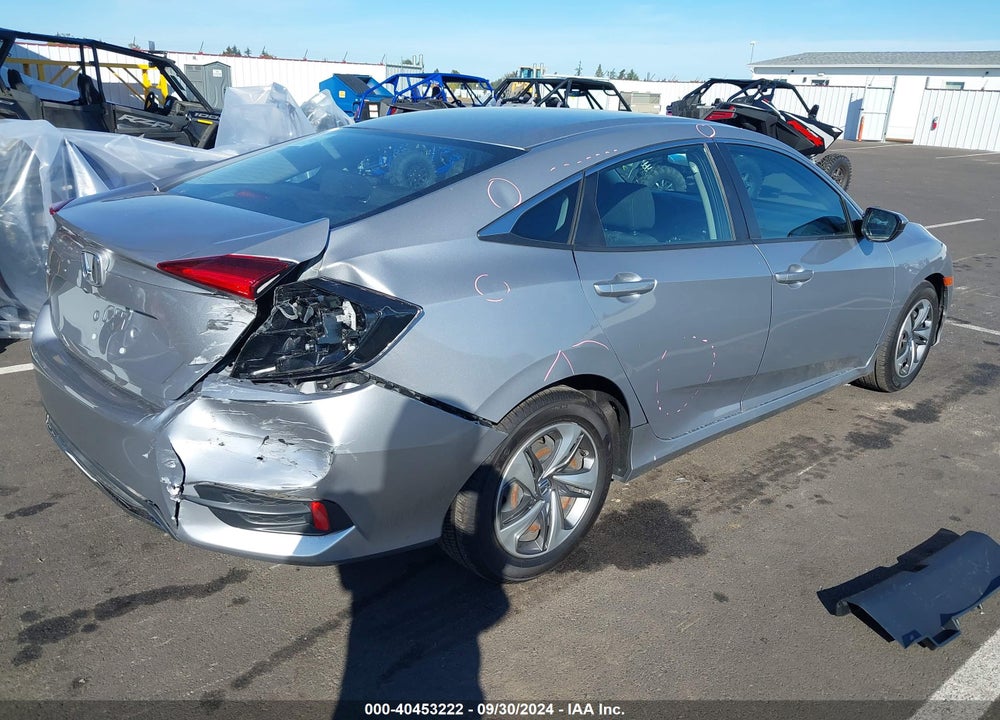 2019 HONDA CIVIC LX VIN: 2HGFC2F64KH592950