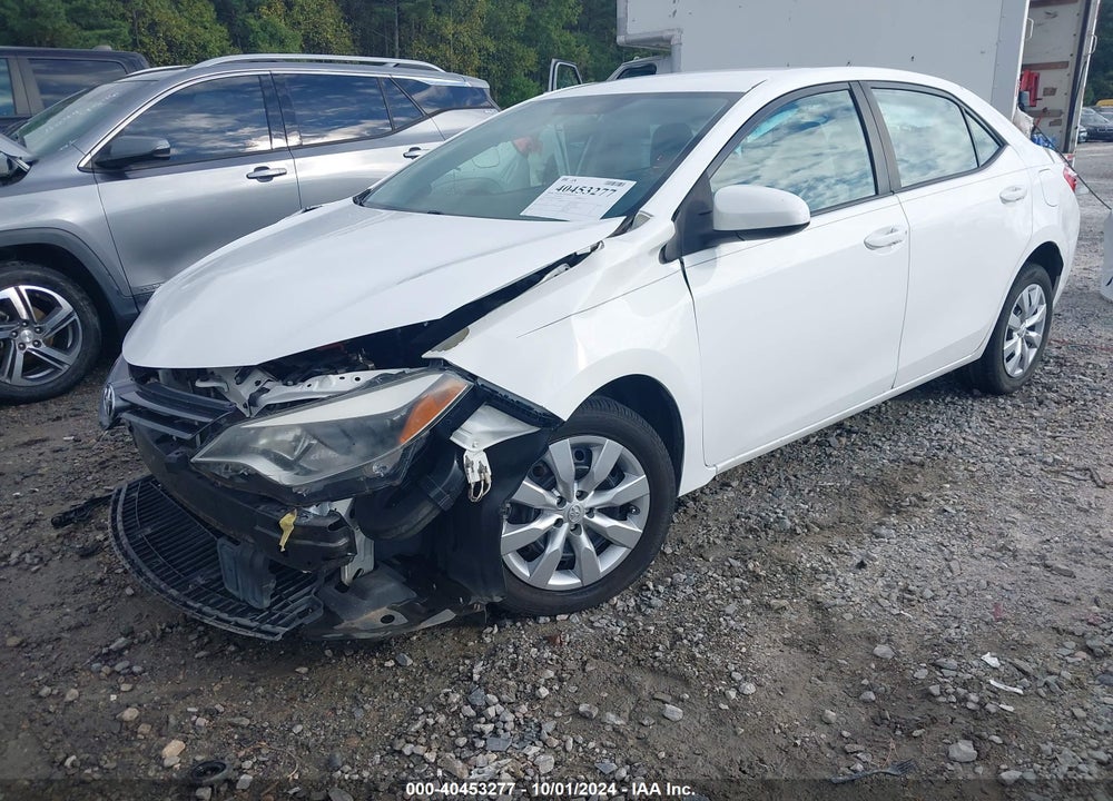 2016 TOYOTA COROLLA LE VIN: 5YFBURHE5GP390594