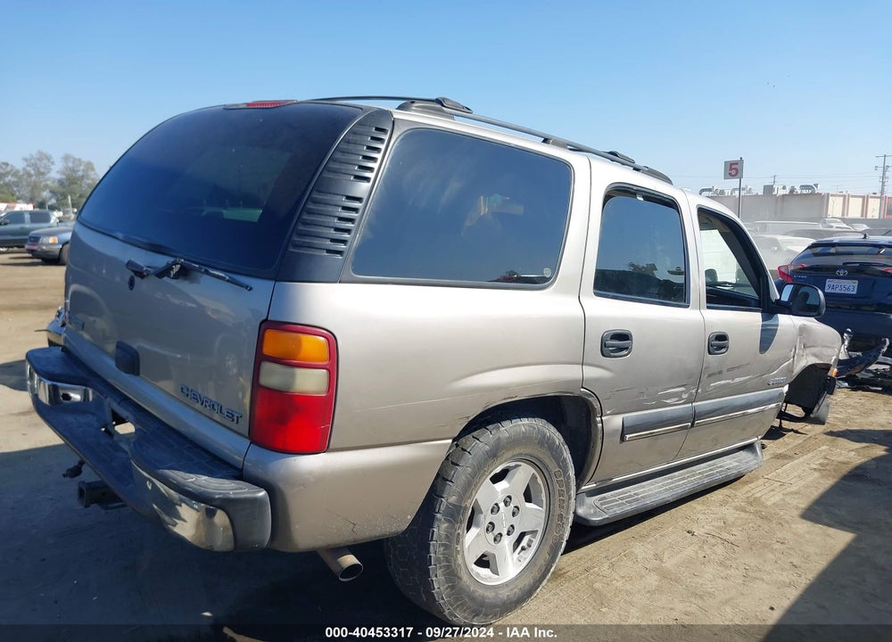 2003 CHEVROLET TAHOE LS VIN: 1GNEC13T63R290907