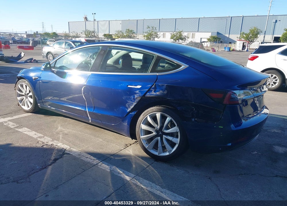 2018 TESLA MODEL 3 LONG RANGE/PERFORMANCE VIN: 5YJ3E1EB3JF063725
