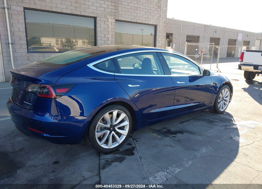 2018 TESLA MODEL 3 LONG RANGE/PERFORMANCE VIN: 5YJ3E1EB3JF063725