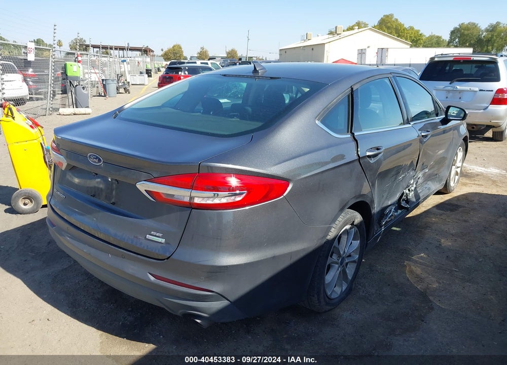 2019 FORD FUSION SE VIN: 3FA6P0HD6KR115420