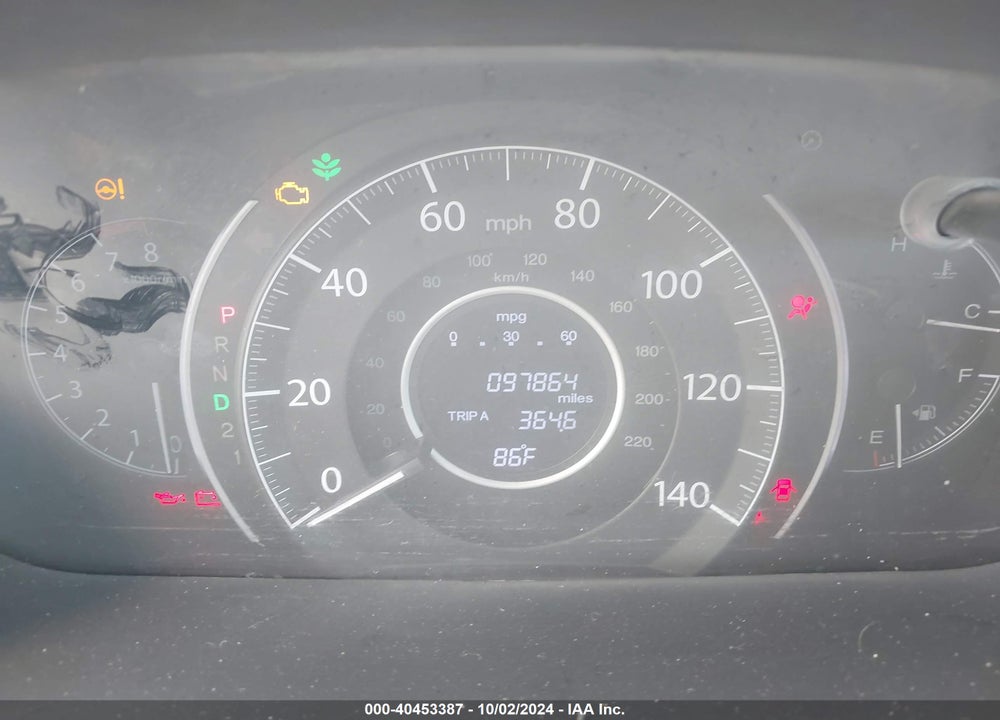 2014 HONDA CR-V EX-L VIN: 5J6RM3H75EL041108