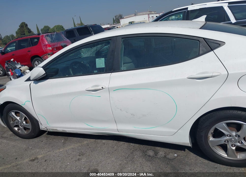 2014 HYUNDAI ELANTRA SE VIN: 5NPDH4AE8EH506388