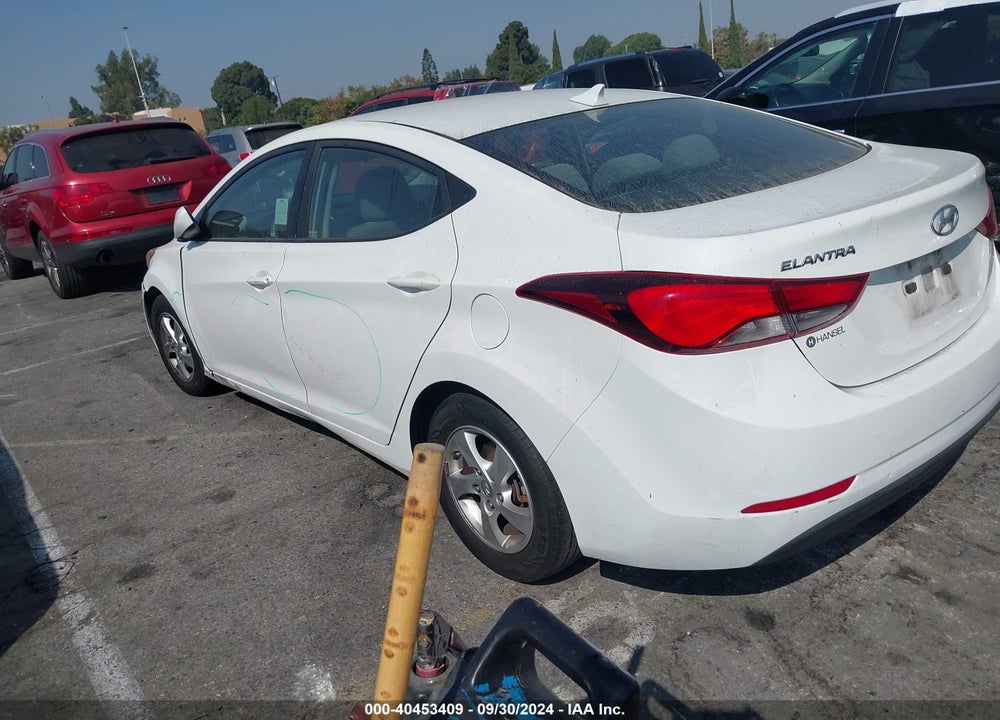 2014 HYUNDAI ELANTRA SE VIN: 5NPDH4AE8EH506388