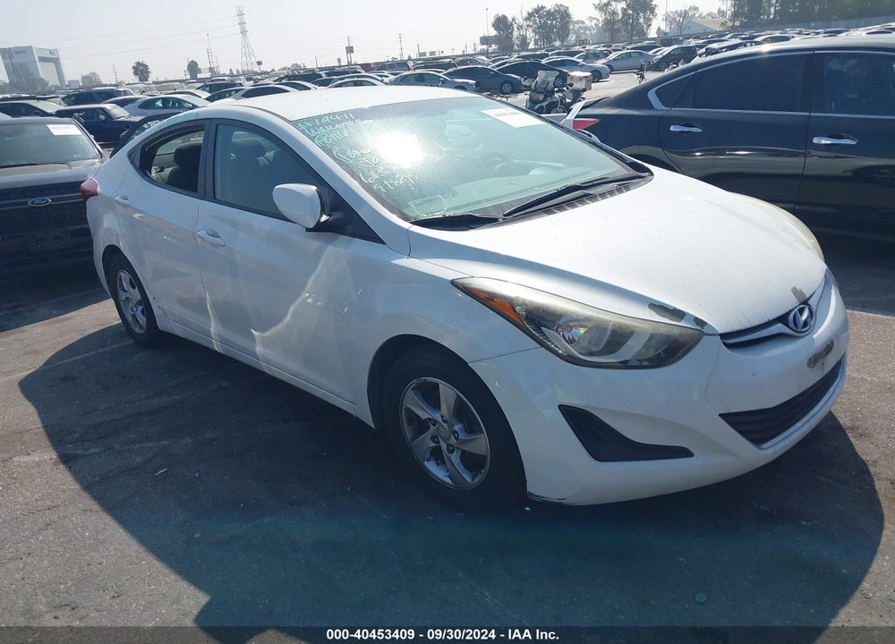 2014 HYUNDAI ELANTRA SE VIN: 5NPDH4AE8EH506388