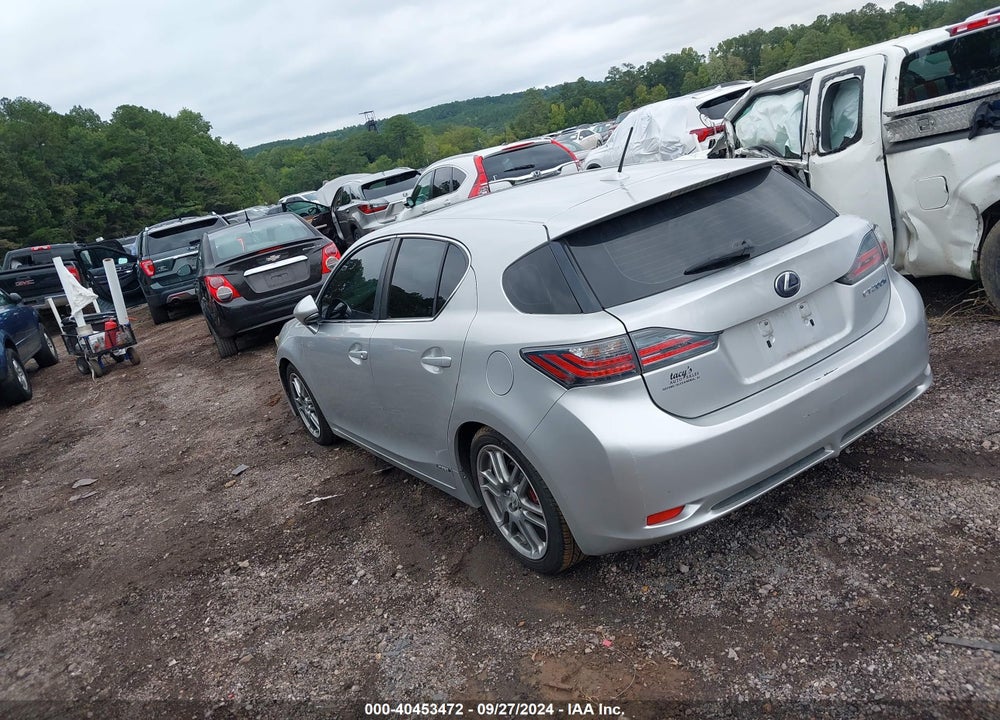 2013 LEXUS CT 200H VIN: JTHKD5BH5D2131110