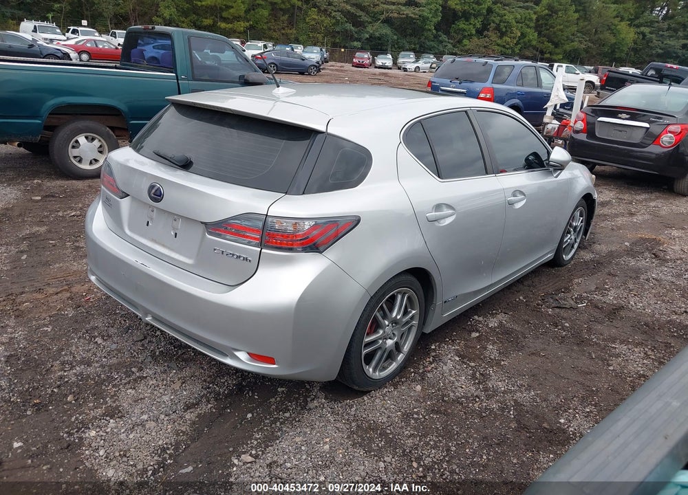 2013 LEXUS CT 200H VIN: JTHKD5BH5D2131110