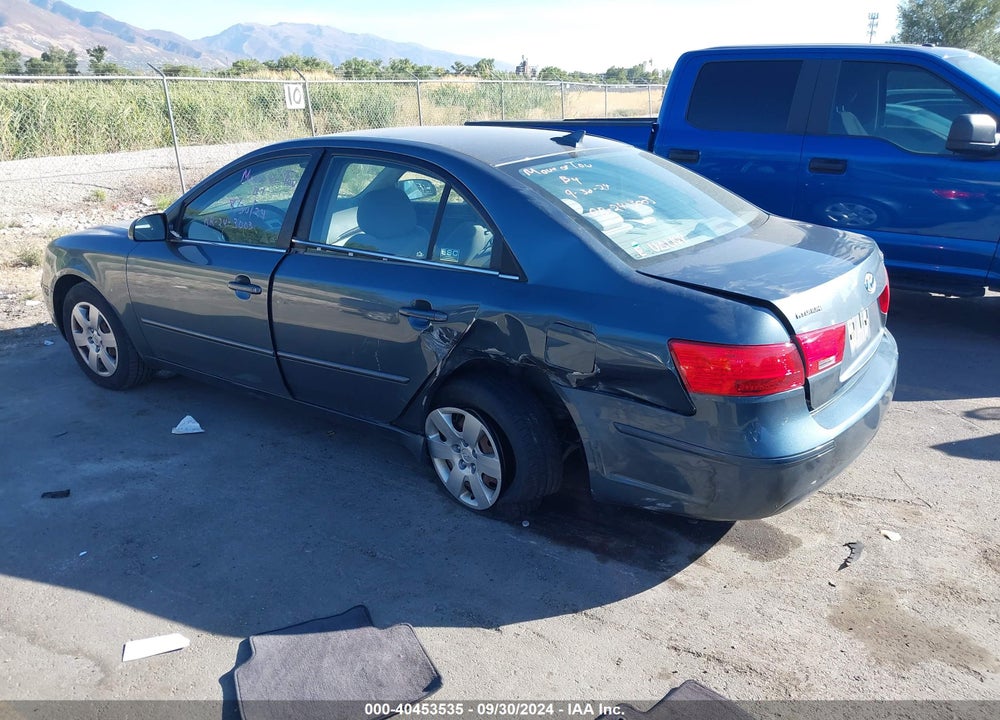 2009 HYUNDAI SONATA GLS VIN: 5NPET46C09H558534