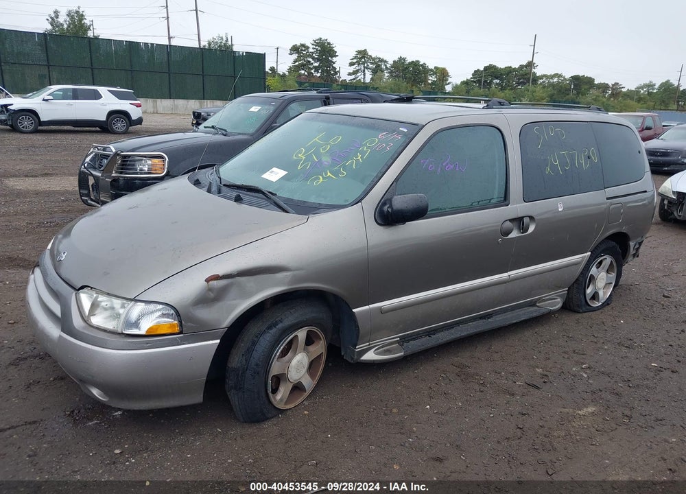 2002 NISSAN QUEST SE VIN: 4N2ZN16T32D806018