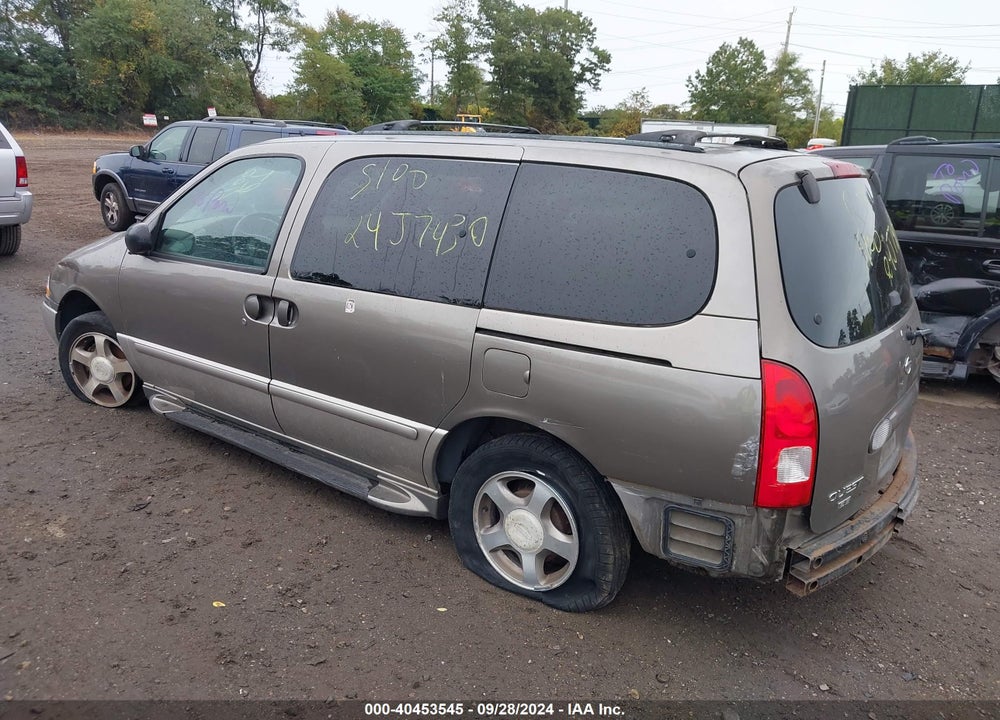 2002 NISSAN QUEST SE VIN: 4N2ZN16T32D806018