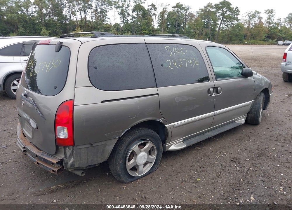 2002 NISSAN QUEST SE VIN: 4N2ZN16T32D806018