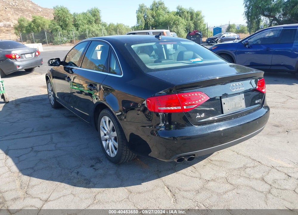 2011 AUDI A4 2.0T PREMIUM VIN: WAUEFAFL0BN001518
