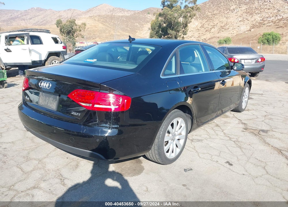 2011 AUDI A4 2.0T PREMIUM VIN: WAUEFAFL0BN001518