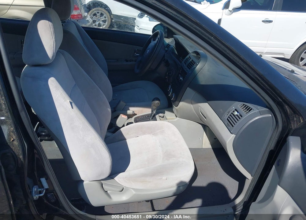 2008 KIA SPECTRA EX VIN: KNAFE121585511142