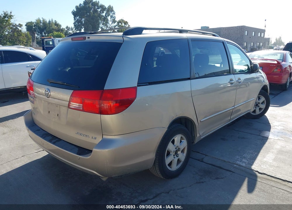 2004 TOYOTA SIENNA LE VIN: 5TDZA23C94S052378