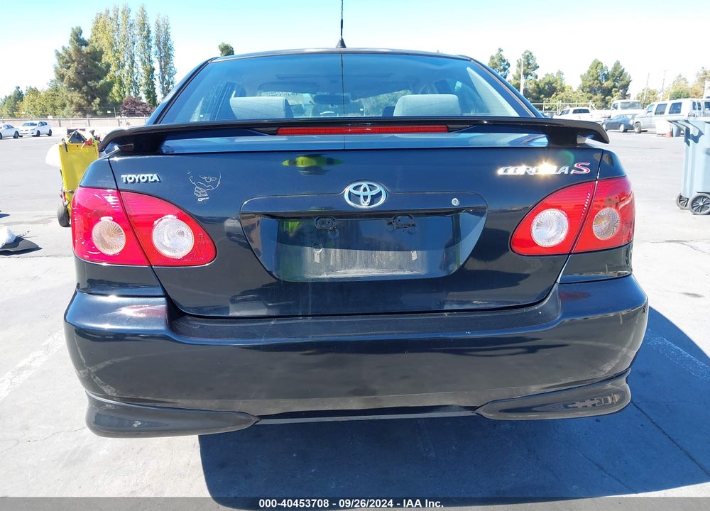 2006 TOYOTA COROLLA S VIN: 2T1BR32E86C672699