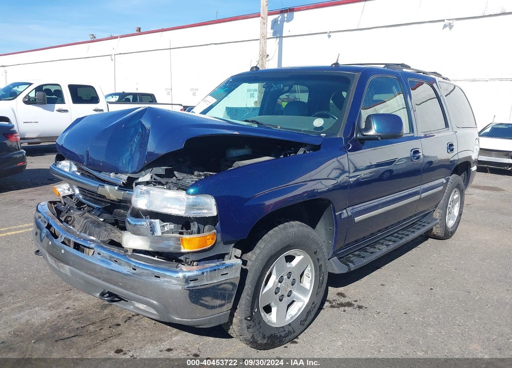 2005 CHEVROLET TAHOE LT VIN: 1GNEK13T85J262918