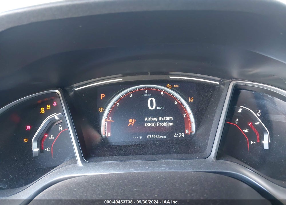 2019 HONDA CIVIC SPORT VIN: 2HGFC2F8XKH500659