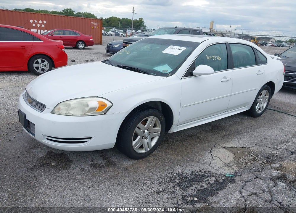 2012 CHEVROLET IMPALA LT VIN: 2G1WG5E36C1199918