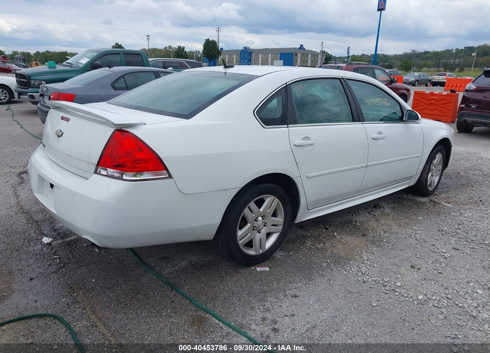 2012 CHEVROLET IMPALA LT VIN: 2G1WG5E36C1199918