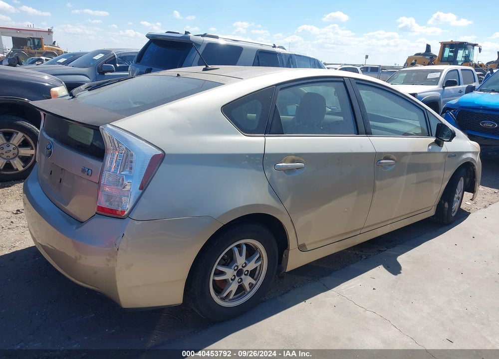 2010 TOYOTA PRIUS II VIN: JTDKN3DU2A1279472