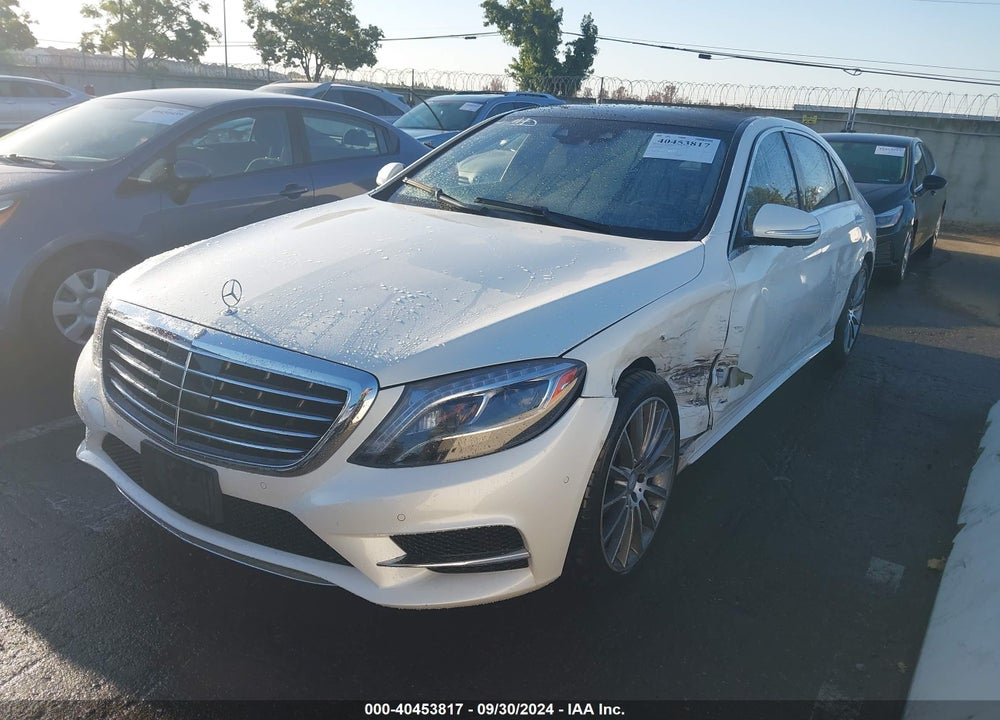 2015 MERCEDES-BENZ S 550 VIN: WDDUG8CB3FA193195