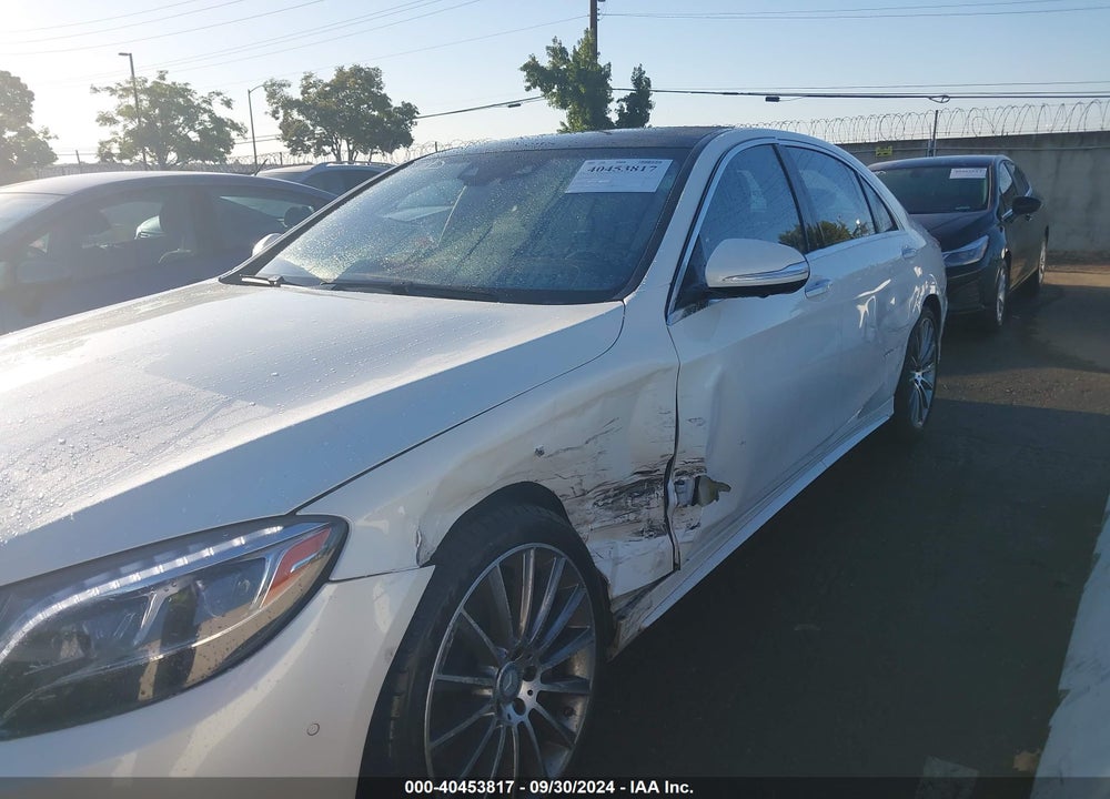 2015 MERCEDES-BENZ S 550 VIN: WDDUG8CB3FA193195