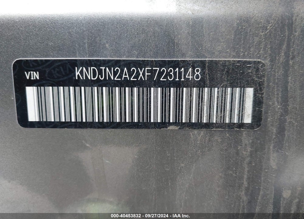 2015 KIA SOUL VIN: KNDJN2A2XF7231148