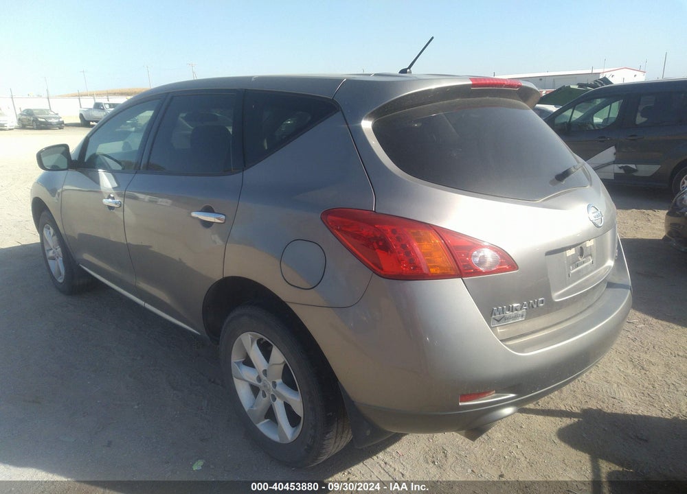 2009 NISSAN MURANO SL VIN: JN8AZ18W19W122597