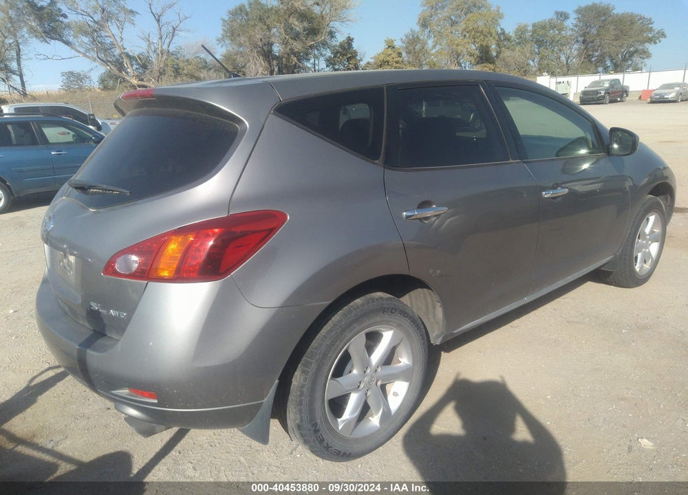2009 NISSAN MURANO SL VIN: JN8AZ18W19W122597