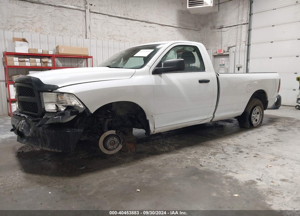2019 RAM 1500 CLASSIC TRADESMAN REGULAR CAB 4X4 8' BOX VIN: 3C6JR7DTXKG555227