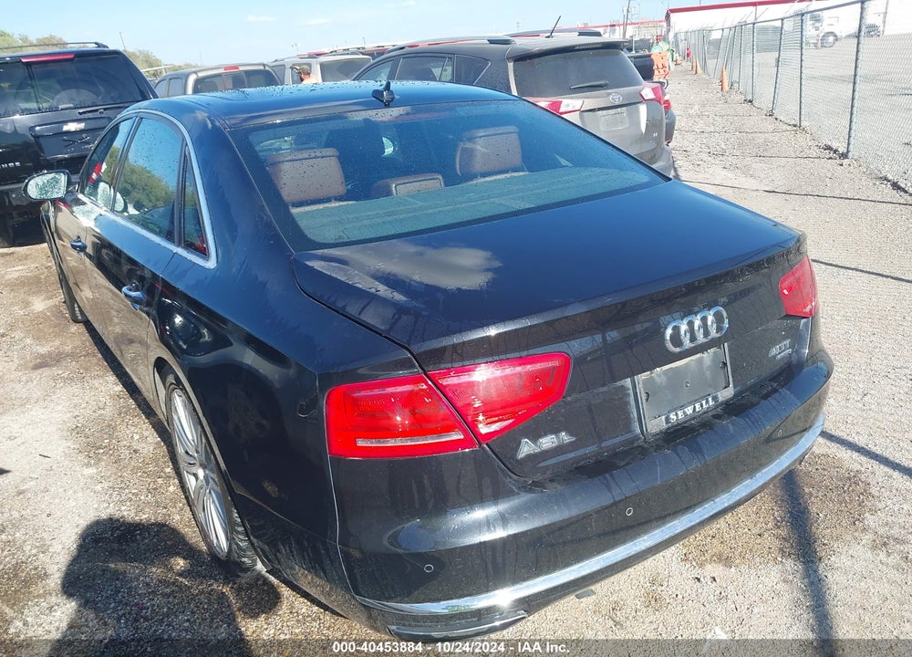 2014 AUDI A8 L 4.0T VIN: WAUR2AFDXEN005098