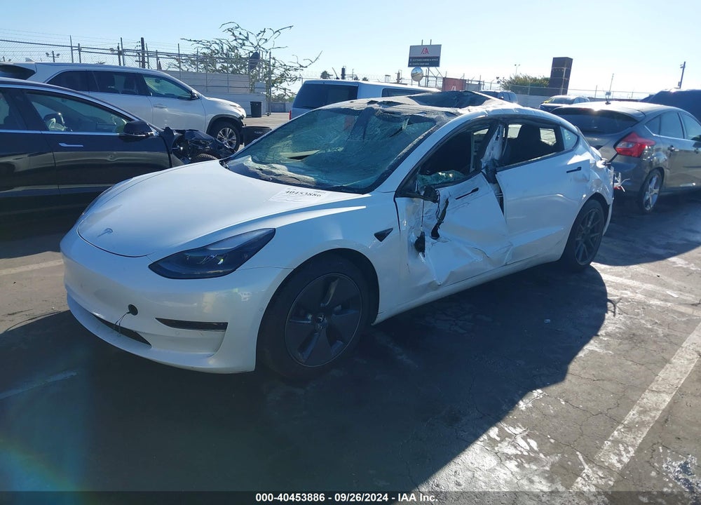 2021 TESLA MODEL 3 STANDARD RANGE PLUS REAR-WHEEL DRIVE VIN: 5YJ3E1EA9MF868429