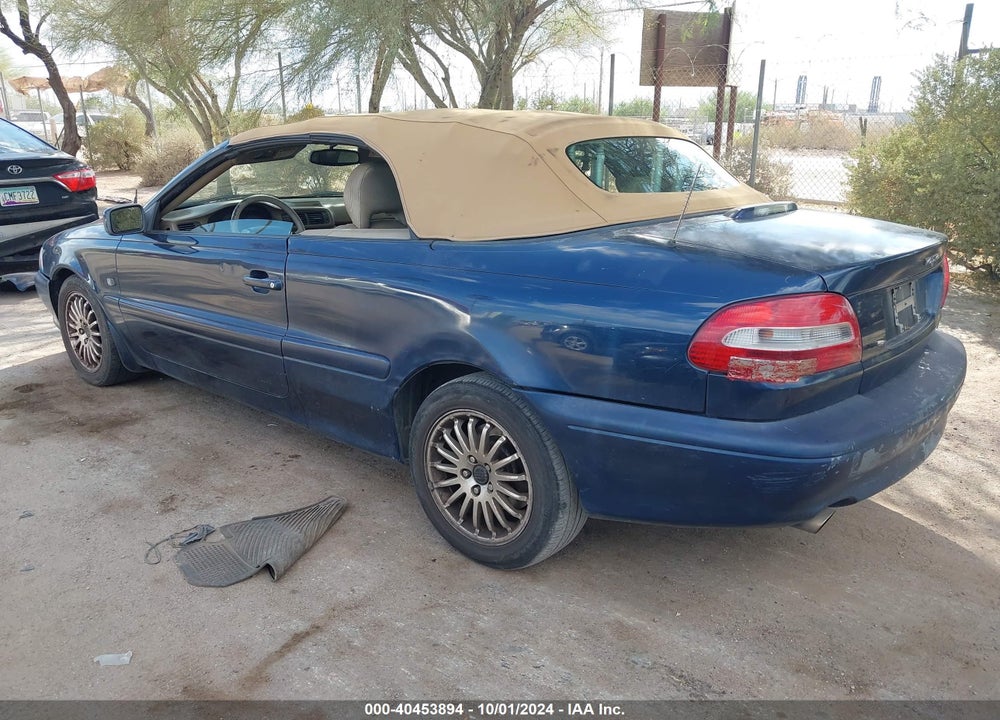 2003 VOLVO C70 HT VIN: YV1NC62D43J036461