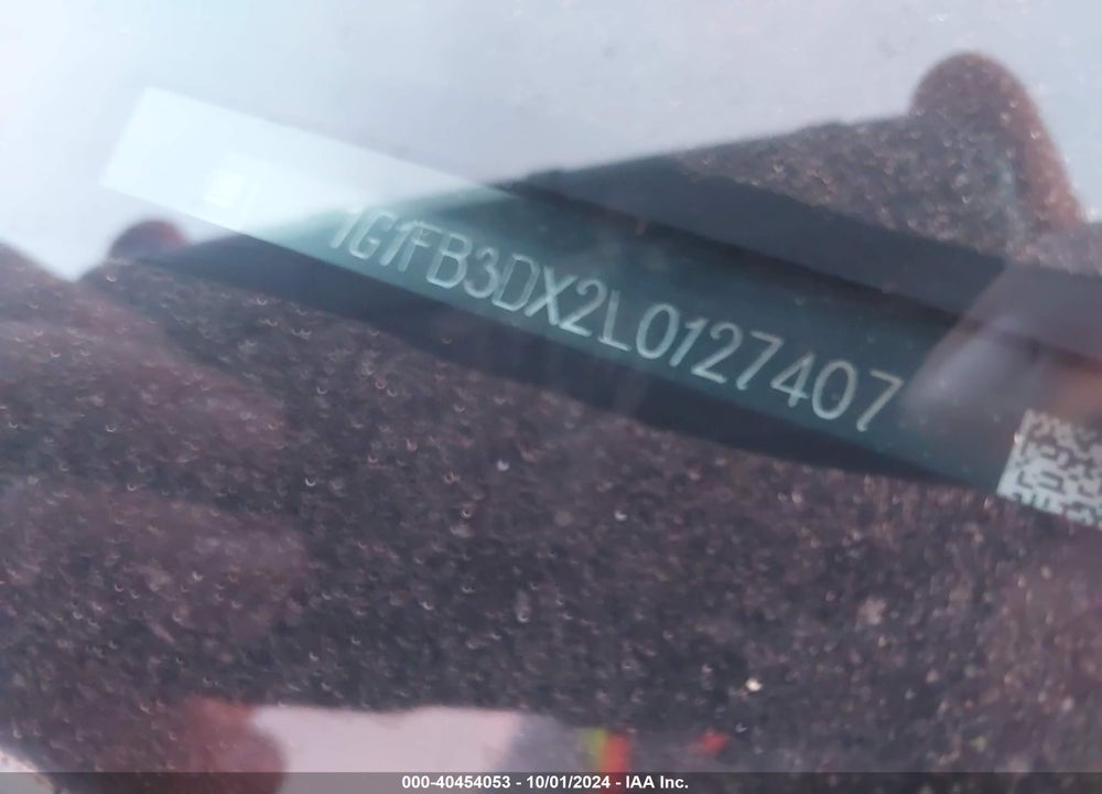 2020 CHEVROLET CAMARO VIN: 1G1FB3DX2L0127407