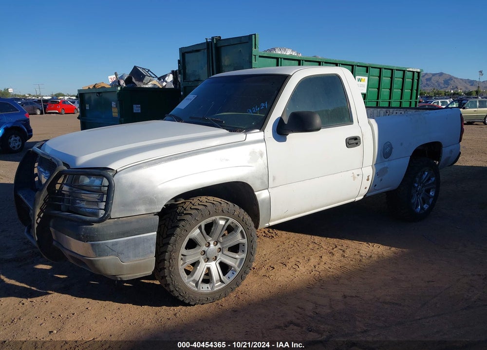 2005 CHEVROLET SILVERADO 1500 WORK TRUCK VIN: 1GCEC14V65Z357257