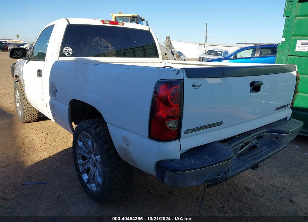 2005 CHEVROLET SILVERADO 1500 WORK TRUCK VIN: 1GCEC14V65Z357257
