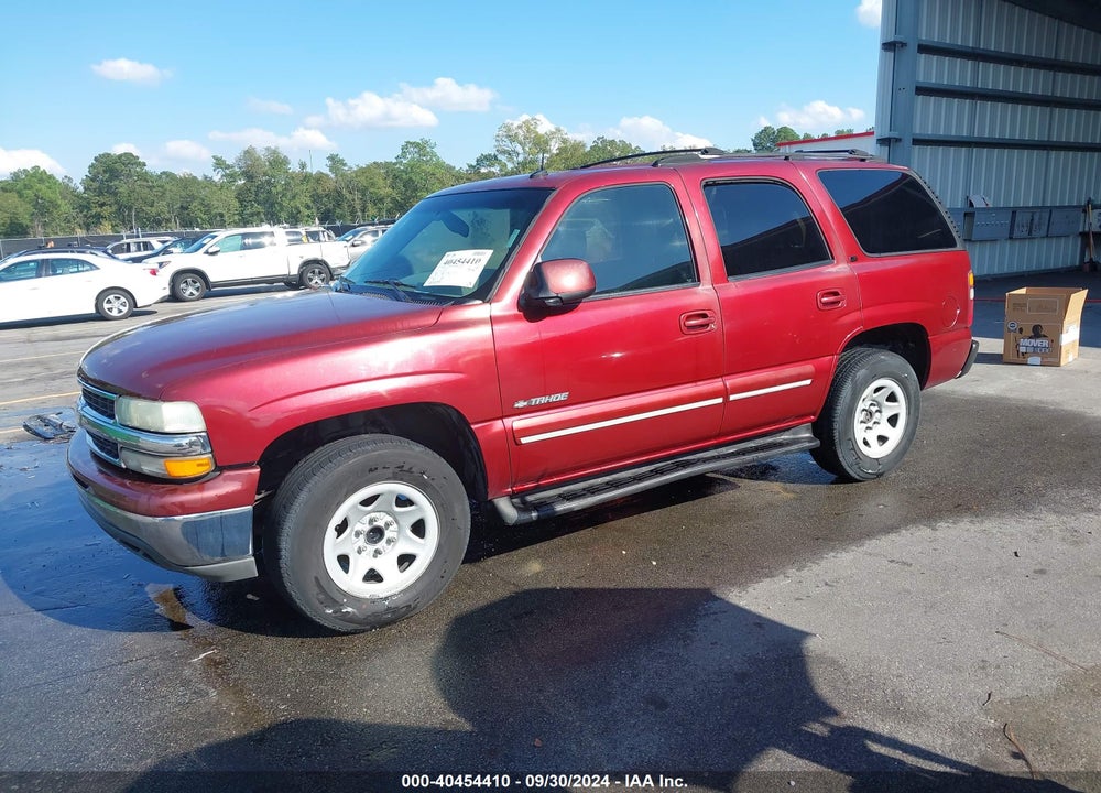 2002 CHEVROLET TAHOE LT VIN: 1GNEC13Z22J338176