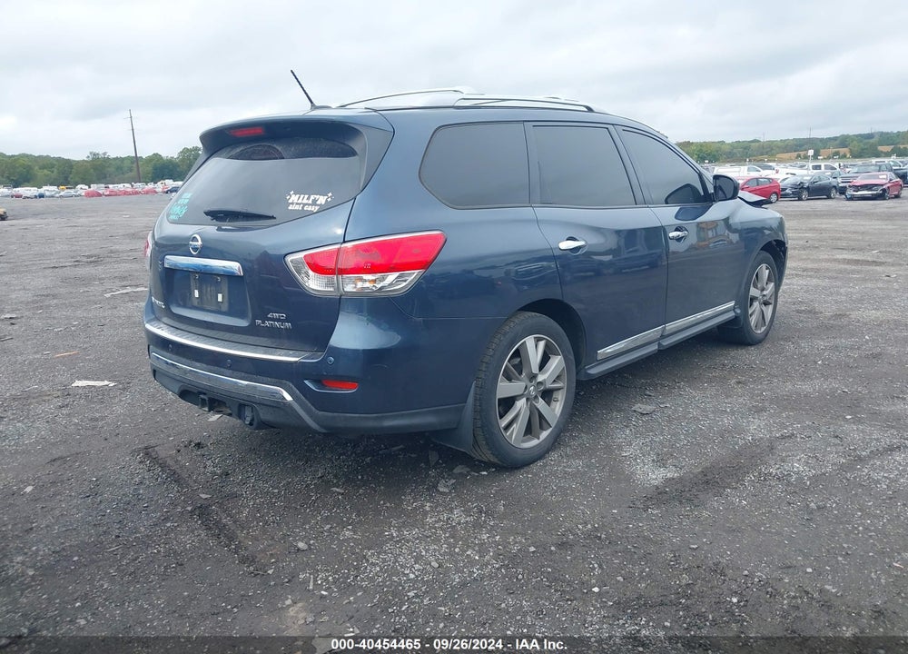 2016 NISSAN PATHFINDER PLATINUM VIN: 5N1AR2MM1GC637163