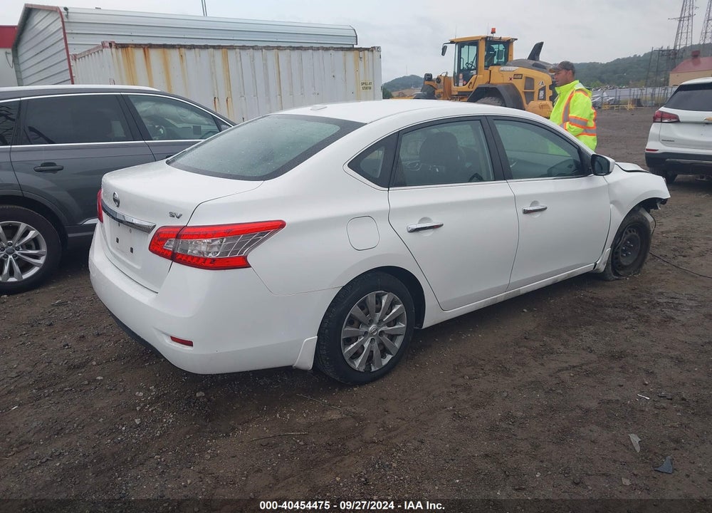 2015 NISSAN SENTRA SV VIN: 3N1AB7AP1FY272545