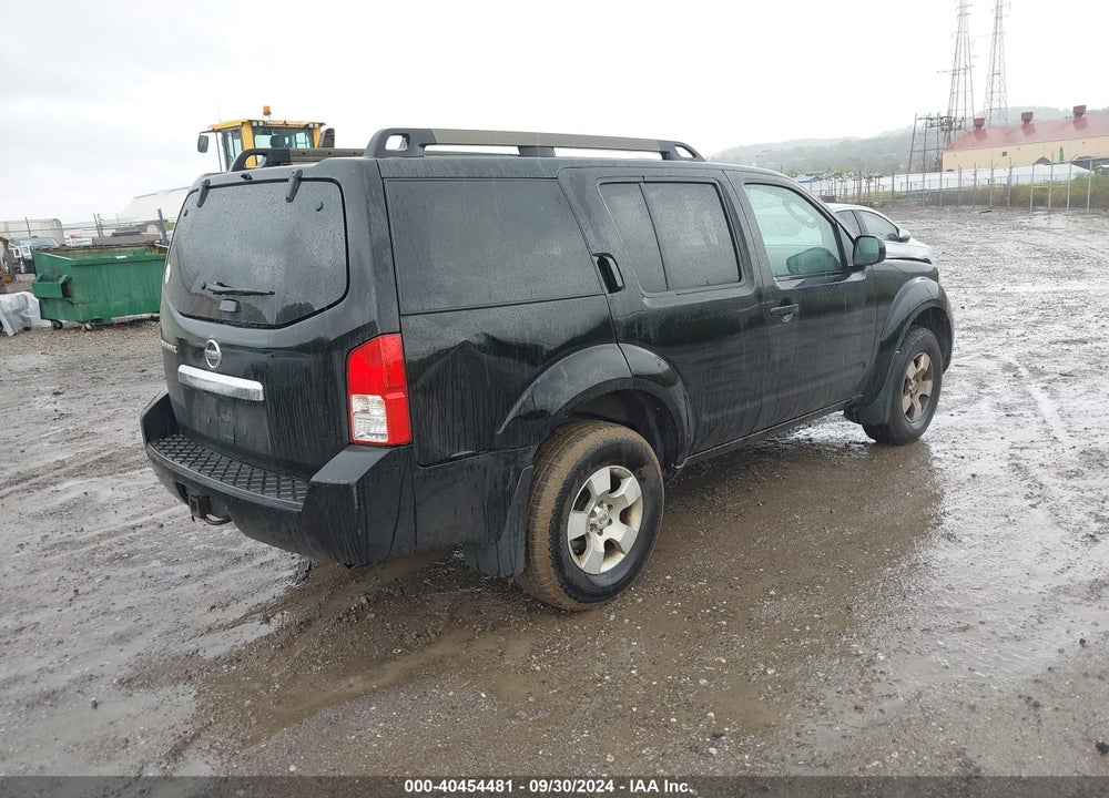 2010 NISSAN PATHFINDER S VIN: 5N1AR1NB6AC617828