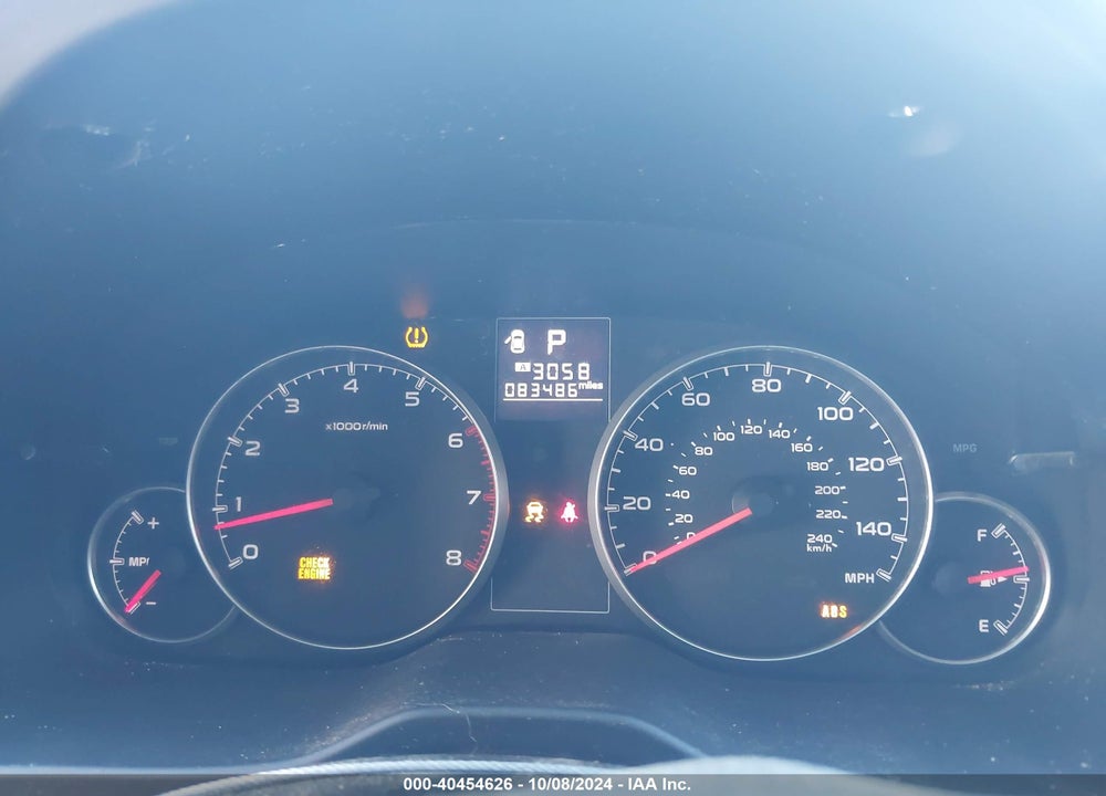 2013 SUBARU OUTBACK 2.5I PREMIUM VIN: 4S4BRBCC7D3226374