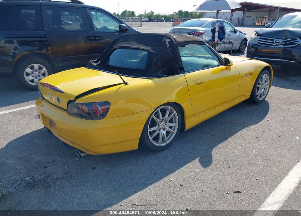 2004 HONDA S2000 VIN: JHMAP21464T004960