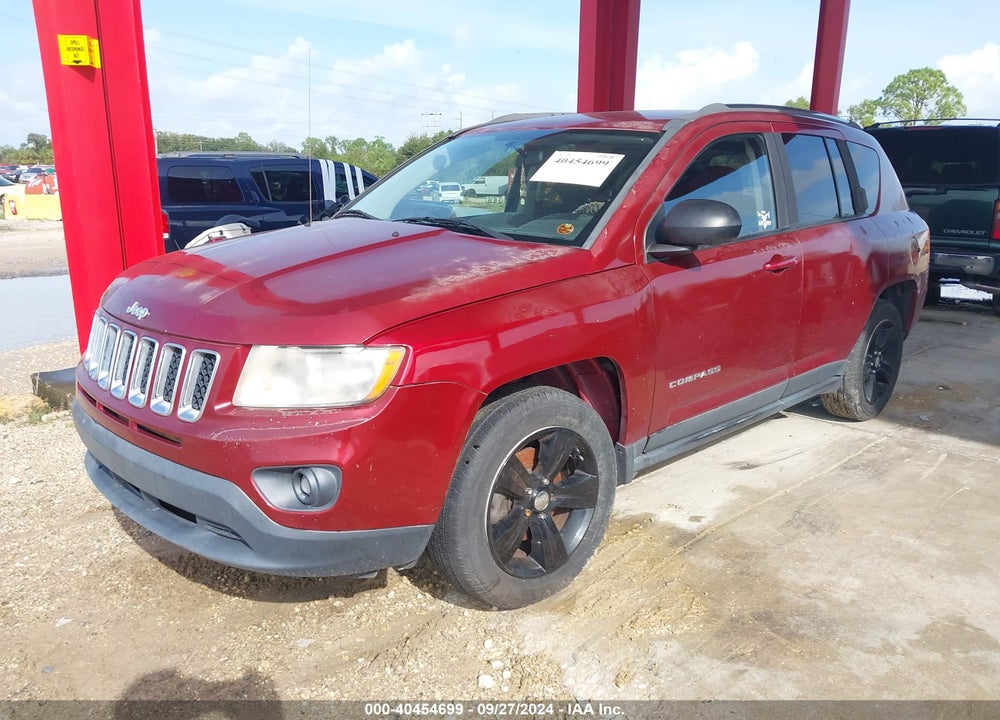 2013 JEEP COMPASS LATITUDE VIN: 1C4NJCEB1DD140796
